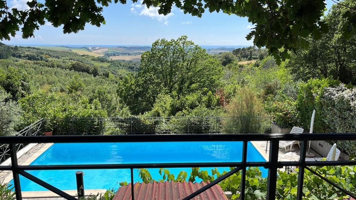 Villa Antonella Castellina Marittima Exterior foto